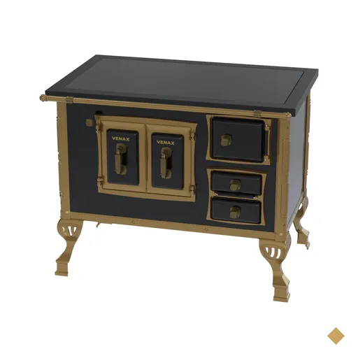 Fogao a Lenha Venax GII n 2 Colonial Premium Preto SE