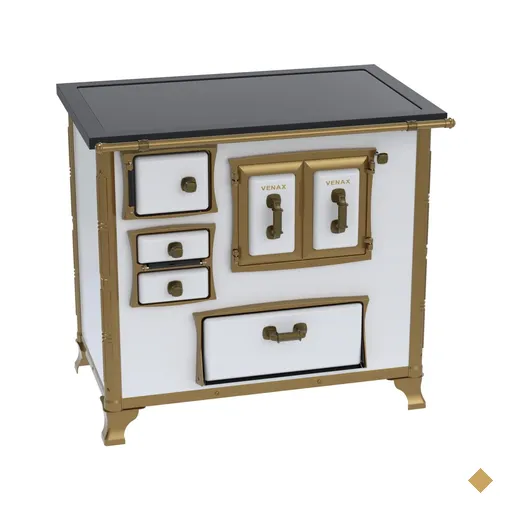 Fogao a Lenha Venax GII n 2 Renaissance Premium Branco SD