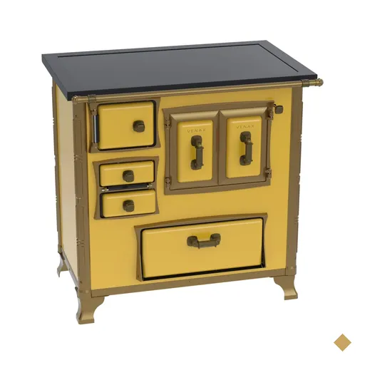 Fogao a Lenha Venax GII n 1 Renaissance Premium Amarelo SD