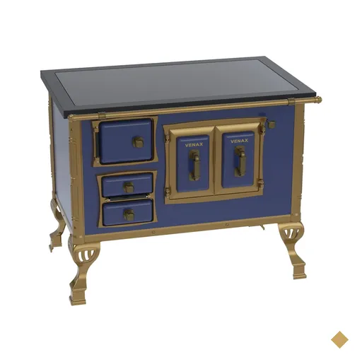 Fogao a Lenha Venax GII n 2 Colonial Premium Azul SD