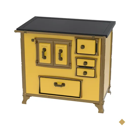 Fogao a Lenha Venax GII n 2 Renaissance Premium Amarelo SE