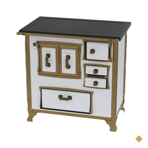 Fogao a Lenha Venax GII n 1 Renaissance Premium Branco SE