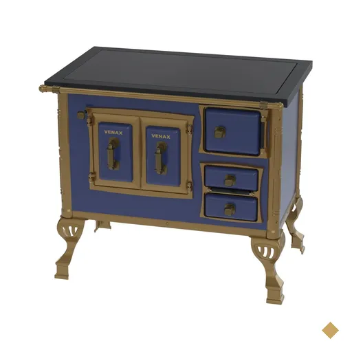 Fogao a Lenha Venax GII n 1 Colonial Premium Azul SE