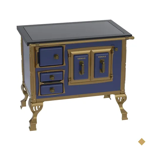 Fogao a Lenha Venax GII n 1 Colonial Premium Azul SD