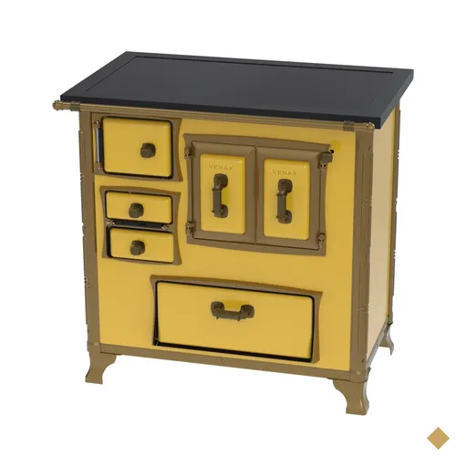 Fogao a Lenha Venax GII n 1 Renaissance Premium Amarelo SE