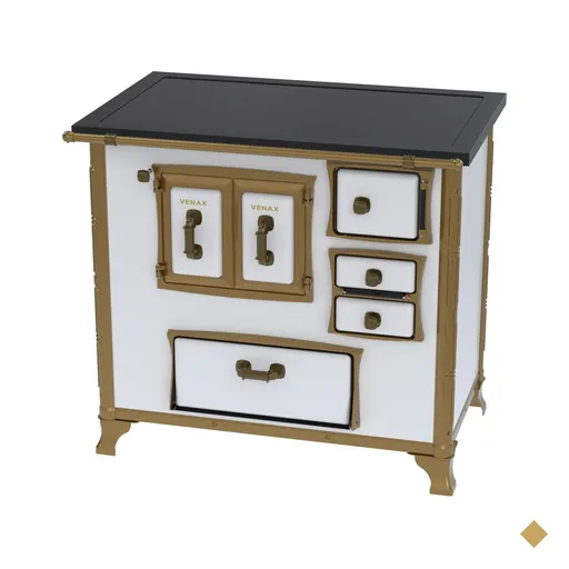 Fogao a Lenha Venax GII n 2 Renaissance Premium Branco SE