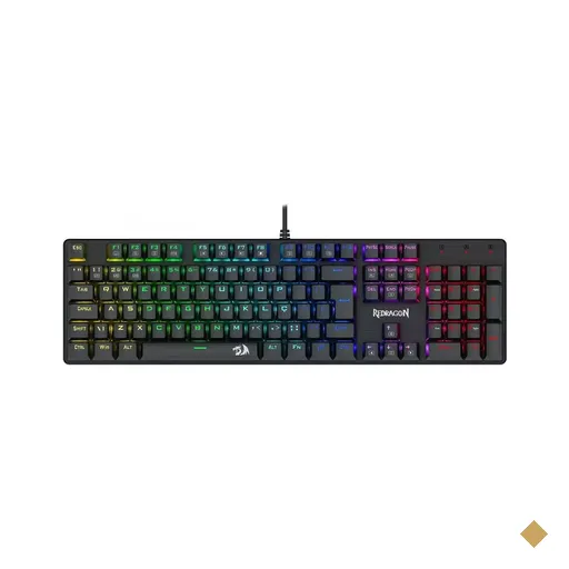 Teclado Mecânico Redragon Sindri LED Rainbow com Switch Brown ABNT2