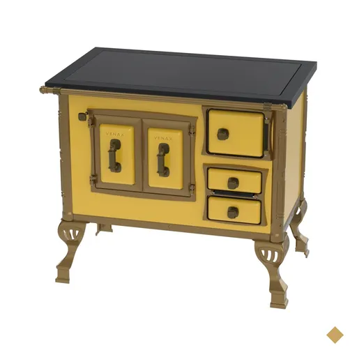 Fogao a Lenha Venax GII n 1 Colonial Premium Amarelo SE