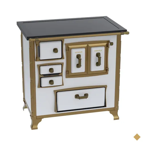 Fogao a Lenha Venax GII n 1 Renaissance Premium Branco SD