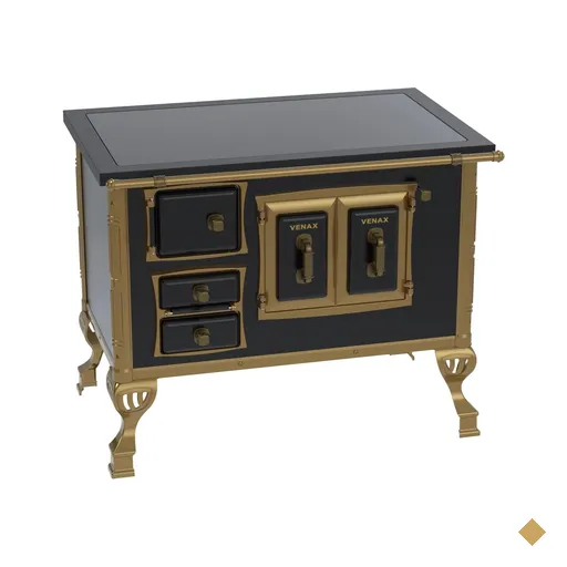 Fogao a Lenha Venax GII n 2 Colonial Premium Preto SD