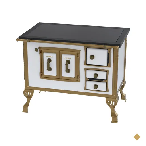 Fogao a Lenha Venax GII n 2 Colonial Premium Branco SE