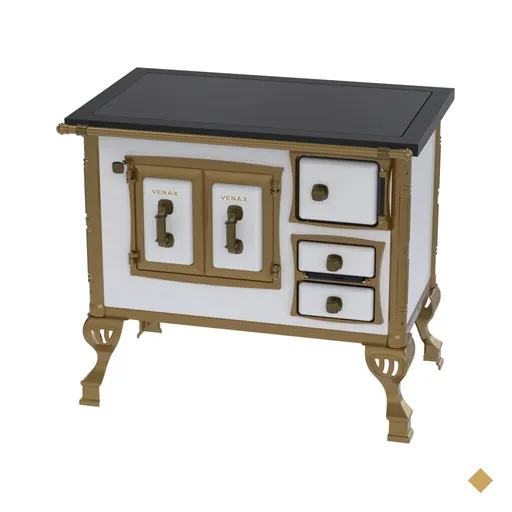 Fogao a Lenha Venax GII n 1 Colonial Premium Branco SE