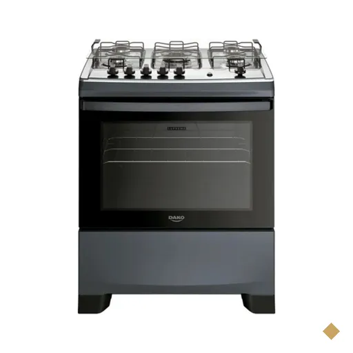 Fogão Dako de 5 Bocas Supreme Mesa Inox