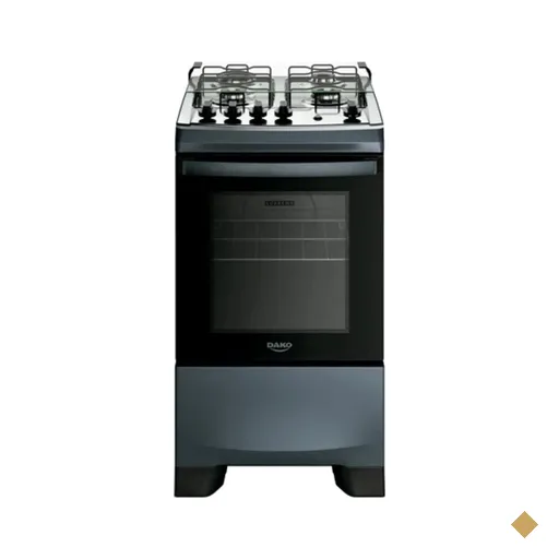 Fogão 4 Bocas Supreme Mesa Inox - Dako