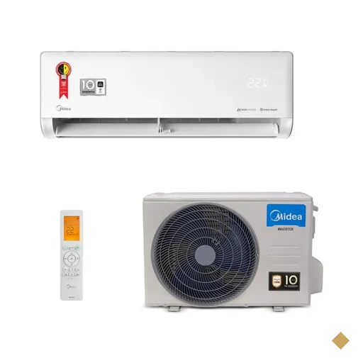 Ar condicionado Inverter Midea AI Ecomaster Wi-fi R-32 18000 Btus Quente e Frio…