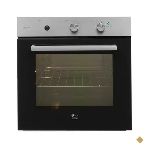 Forno a Gás de Embutir 78L Fischer Infinity com Grill Inox 36450