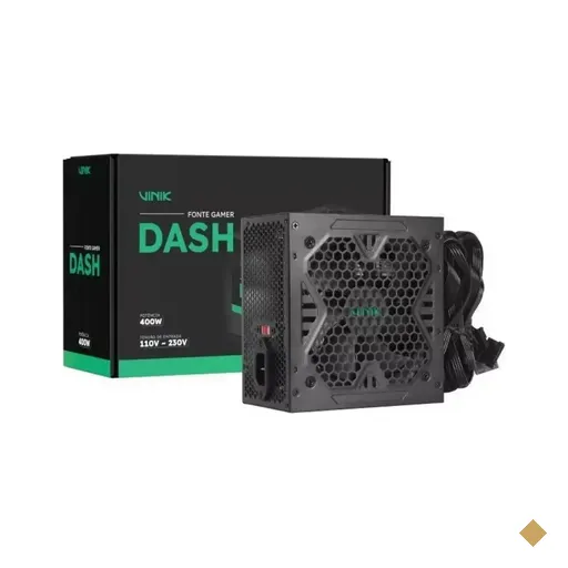 Fonte Gamer Vinik Dash 400W Bivolt