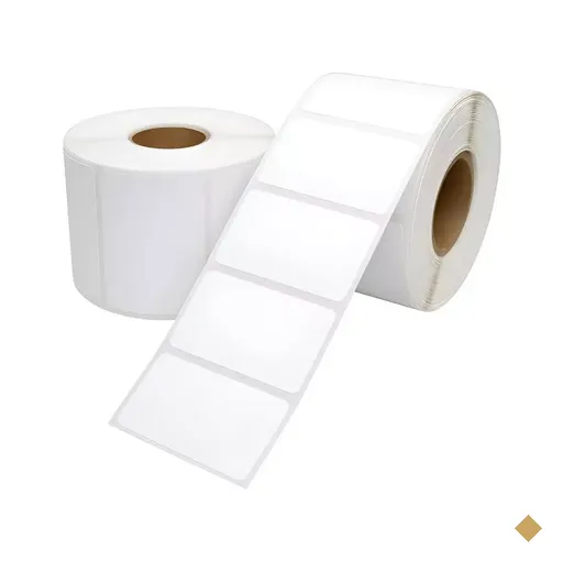 Rolos - Etiquetas 54x27mm Couche Adesivo Permanente