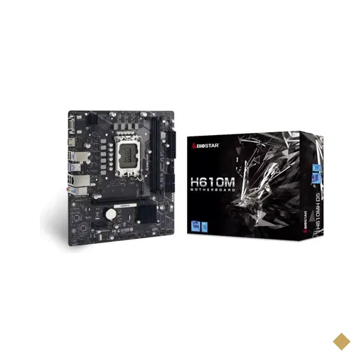 Placa Mãe Biostar H610MH D5 (LGA 1700/Intel H610/DDR5/M.2)