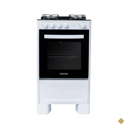Fogão Suggar de Piso Cook Essence de 4 Bocas com Mesa de Vidro