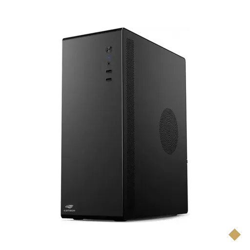 Gabinete C3Tech MT-100BK Micro ATX, Fonte SFX 200W - Preto