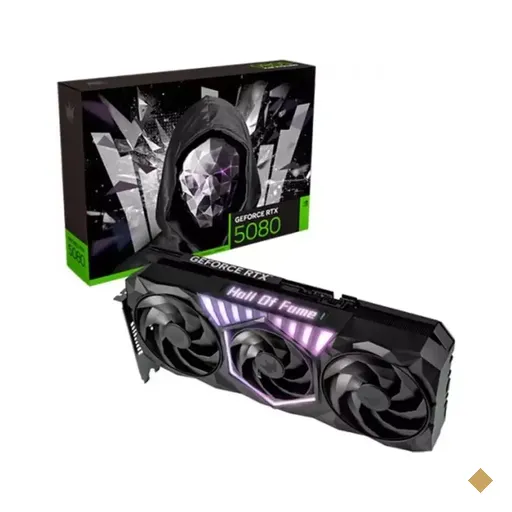 Placa de Vídeo GALAX GeForce RTX 5080 HOF Gaming Black, 16GB, GDDR7, Triple…