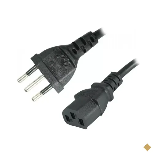 Cabo de Força para Fonte 1,2m 10A NBR 14136 - X-Cell