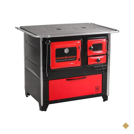 Fogão a Lenha Lado Esquerdo Prime Box N 2 Vermelho Hidro