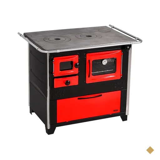 Fogão a Lenha Lado Direito Prime Box N 2 Vermelho Hidro