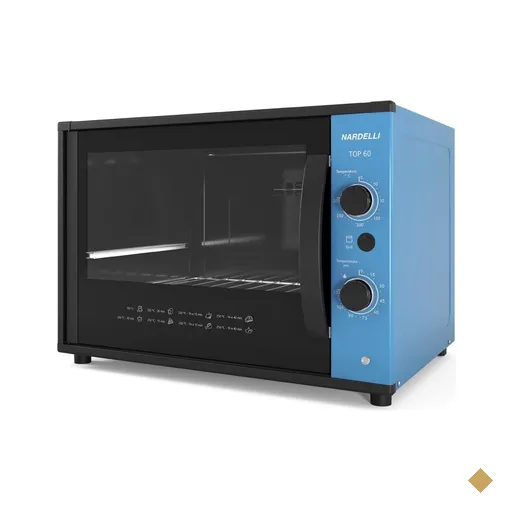Forno Nardelli Elétrico Bancada Top 60 Azul 60 L