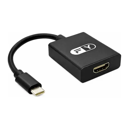 Cabo Adaptador USB Tipo-C Macho Para HDMI Fêmea - FY