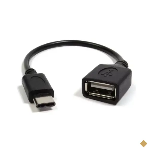 Cabo Adaptador USB Tipo-A (F) x USB Tipo-C (M) OTG - Storm