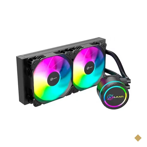 WaterCooler Kalkan IOTA 240, ARGB, 240mm, Intel/AMD, Preto