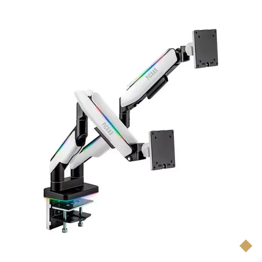 Suporte Articulado Para Dois Monitores Serpens 200 Pro, RGB, Pistao a Gas, 17…