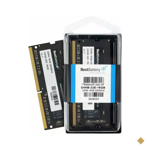 Memória Notebook BestBattery 16GB DDR4 SO-DIMM 3200MHz 1.2V