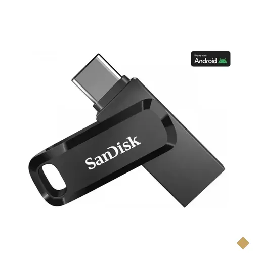 Pendrive SanDisk 64GB Ultra Dual Drive Go USB e USB-C