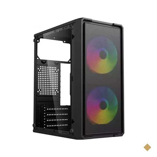 Gabinete Bluecase Gamer BG-065 ZONE, 2 fans, Mid Tower, Preto
