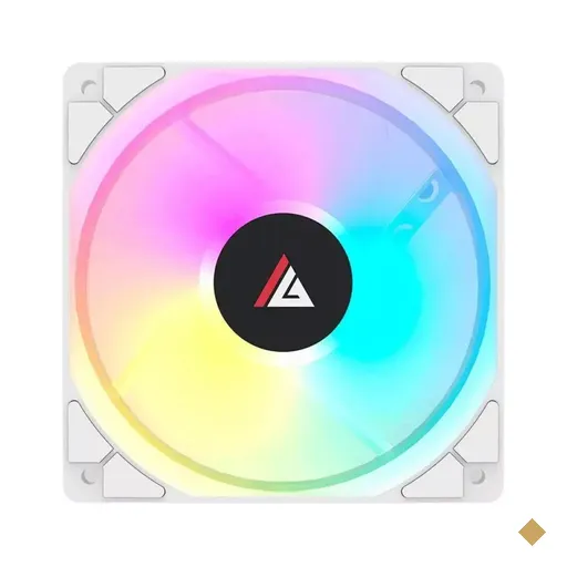 FAN Cooler Acegeek RW12 120mm LED Rainbow AG-RW12-WH (Molex) - Branco