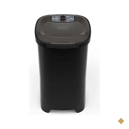 Tanquinho de lavar roupa Mueller 10 kg semiautomático MLT10B - Preto
