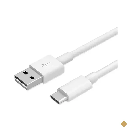 Cabo Conversor USB Tipo-C (M) x USB Tipo-A (M) 1m Branco - TSA