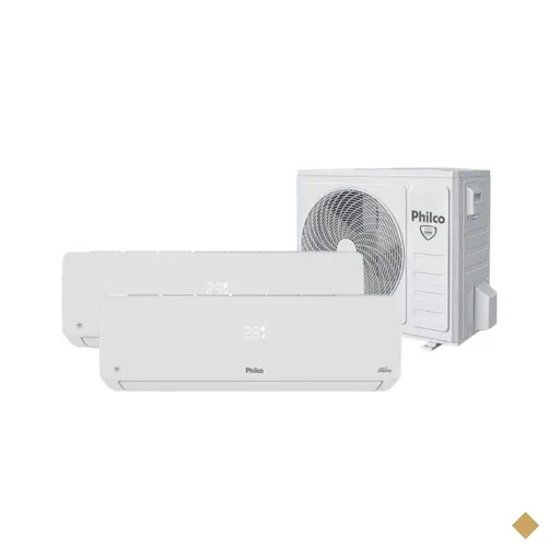 Ar Condicionado Bi Split Philco 18000 BTUs (HW 09K+12K) Quente e Frio Inverter…