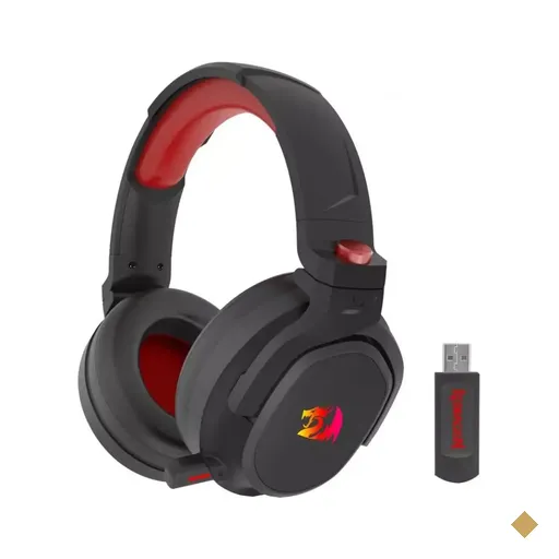 Headset Gamer Redragon Nomen Pro 7.1 RGB USB-C, Wireless e Bluetooth