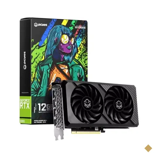 Placa de Vídeo PCYES GeForce RTX 3060 12GB GDDR6 192-bit PCI-E 4.0 x16
