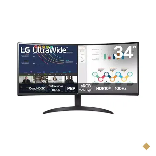 Monitor LG UltraWide 34″ LED Curvo Gaming WQuadHD 2K (3440x1440 / 100Hz / 5ms)
