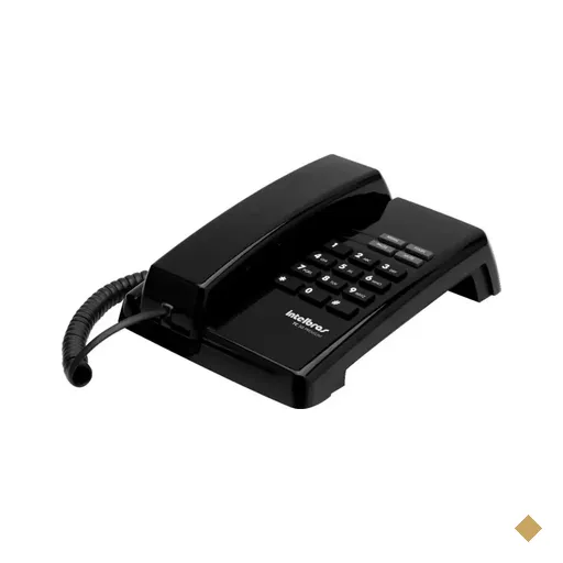 Telefone Intelbras TC 50 Premium, Modo PABX, Com Fio, Mesa/Parede, Preto -…