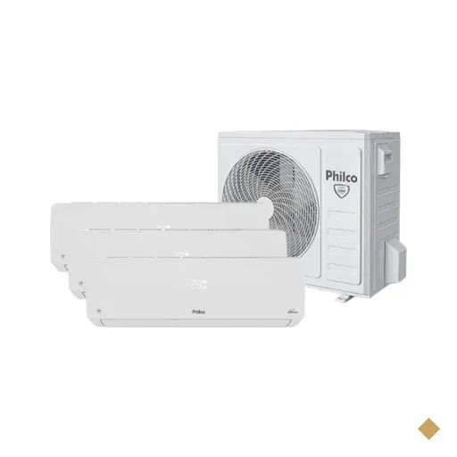 Ar Condicionado Tri Split Philco 32000 BTUs (HW 3x12K) Quente e Frio Inverter…
