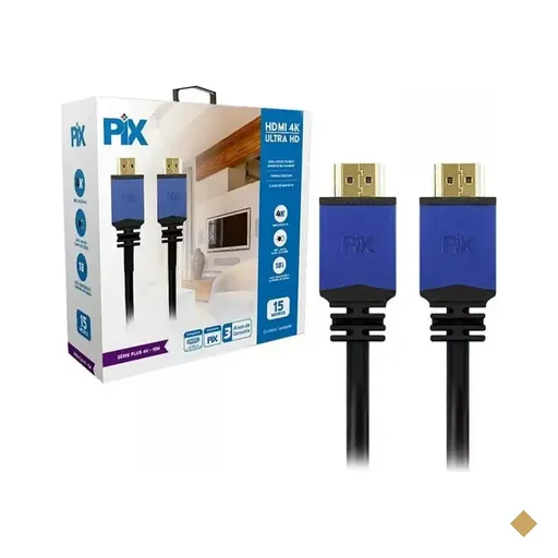 Cabo HDMI 2.0 15m ULTRA HD 4K - Pix