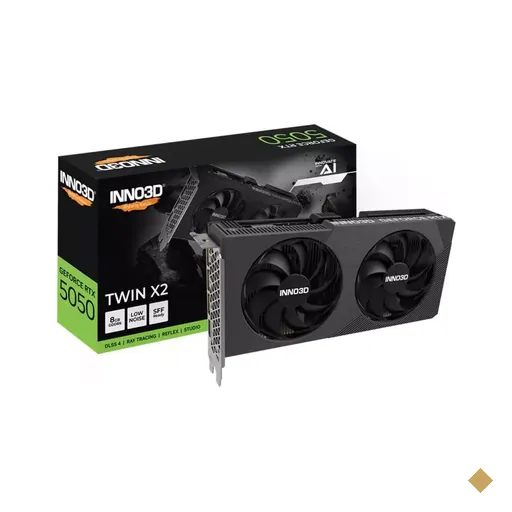 Placa de Vídeo Inno3D RTX 5050 Twin X2 8GB GDDR6 PCI-E 5.0 -…