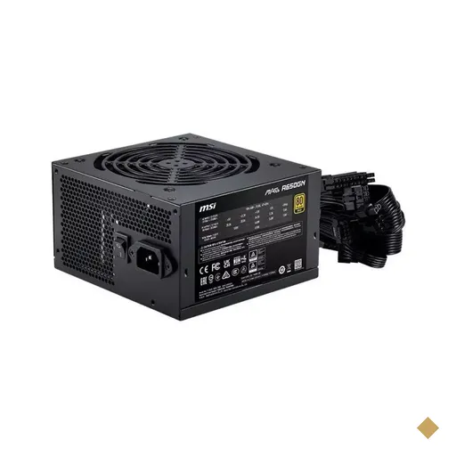 Fonte MSI MAG 650W, ATX 3.1, A650BN II, 80PLUS Gold