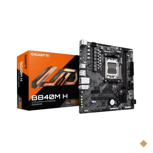 Placa Mãe Gigabyte B840M H (Socket AM5/AMD B840/DDR5/M.2)